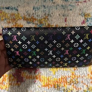 Louis Vuitton Black Multicolor wallet